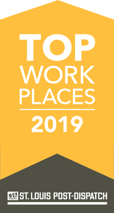 Top Work Places 2019 Award - St. Louis Business Journal