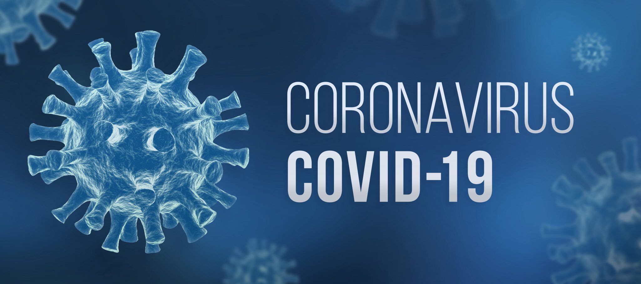 Coronavirus Covid-19 with virus image